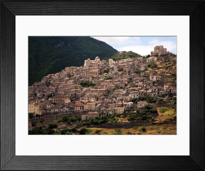 Framed Print : Cityscape. Morano Calabro. Pollino national park. Calabria. Italy, Italy. (Photo by: Renato Valterza / REDA&CO / UIG) Framed Print : Cityscape. Morano Calabro. Pollino national park. Calabria. Italy, Italy. (Photo by: Renato Valterza / REDA&CO / UIG)