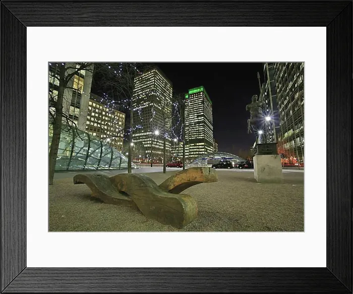 Framed Print : Canary Wharf with Canada Square, entrance to underground station and skyscrapers, Docklands, London, England, UK, Europe Framed Print : Canary Wharf with Canada Square, entrance to underground station and skyscrapers, Docklands, London, England, UK, Europe
