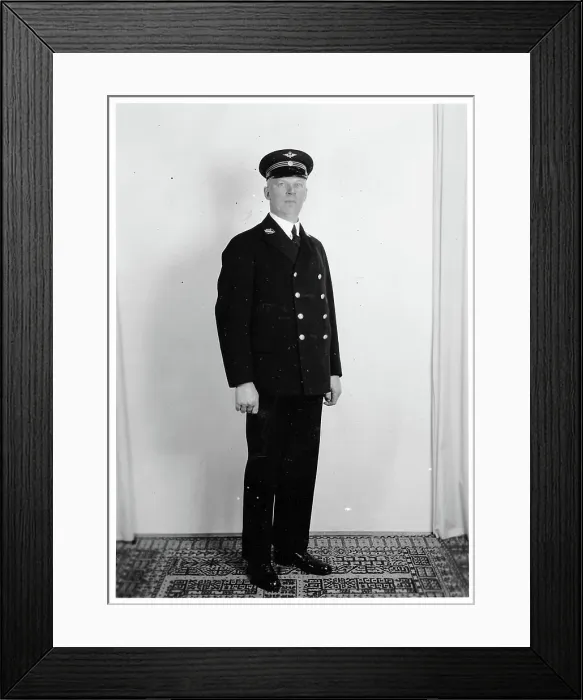 Framed Print : Lok driver K. O. Roland, Hagalund upper Framed Print : Lok driver K. O. Roland, Hagalund upper