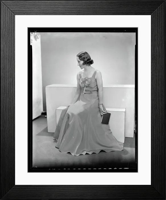 Framed Print : Misss Parker gelatin silver negatives, black-and-white negatives Framed Print : Misss Parker gelatin silver negatives, black-and-white negatives