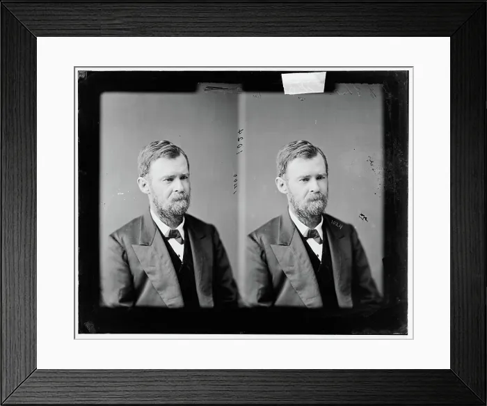 Framed Print : Smith, Hon. Wm. Ephraim of GA. 1st Lt. in 4th Georgia Inf. Capt. in 1862 Framed Print : Smith, Hon. Wm. Ephraim of GA. 1st Lt. in 4th Georgia Inf. Capt. in 1862