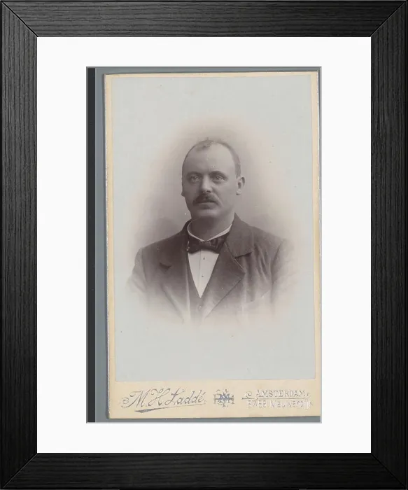 Framed Print : Portrait of Engel Wolders, Machiel Hendricus Laddé Framed Print : Portrait of Engel Wolders, Machiel Hendricus Laddé