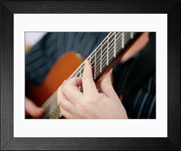 Framed Print : Guitar player Framed Print : Guitar player