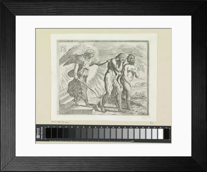 Framed Print : Expulsion from Paradise, Orazio Borgianni
