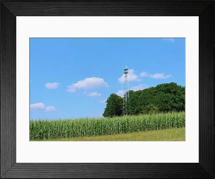 Framed Print : Landscape with cell tower, Baden-Wuerttemberg, Deutschland Framed Print : Landscape with cell tower, Baden-Wuerttemberg, Deutschland
