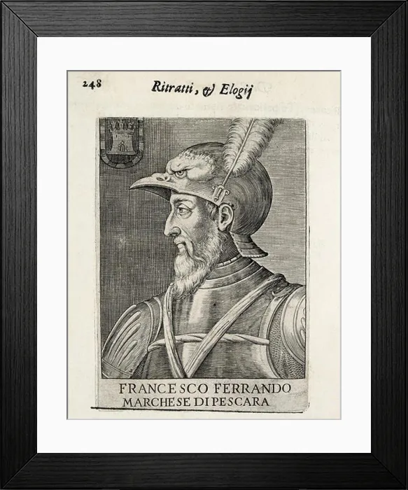 Framed Print : AVALOS, Fernando Francisco (1490-1546)