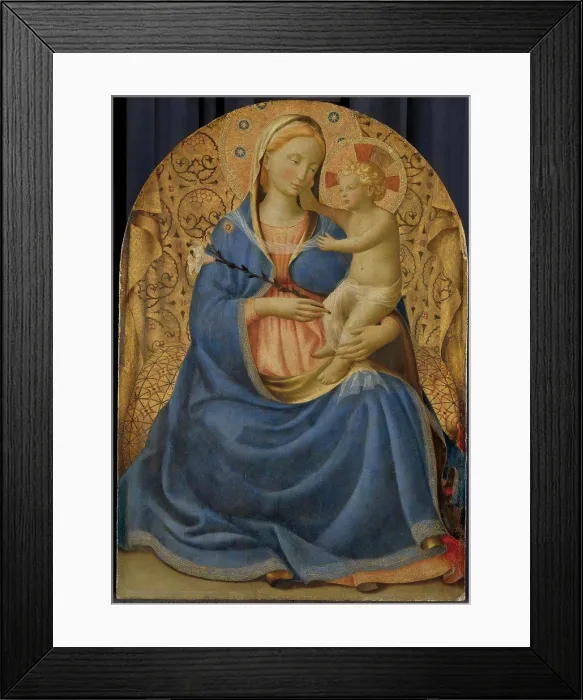 Framed Print : Madonna of Humility, Fra Angelico, c. 1440 Framed Print : Madonna of Humility, Fra Angelico, c. 1440