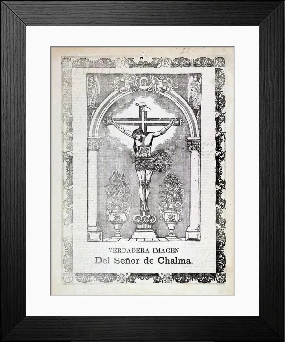 Framed Print : True image of the lord of Chalma by Jose Guadalupe (1852-1913) Framed Print : True image of the lord of Chalma by Jose Guadalupe (1852-1913)