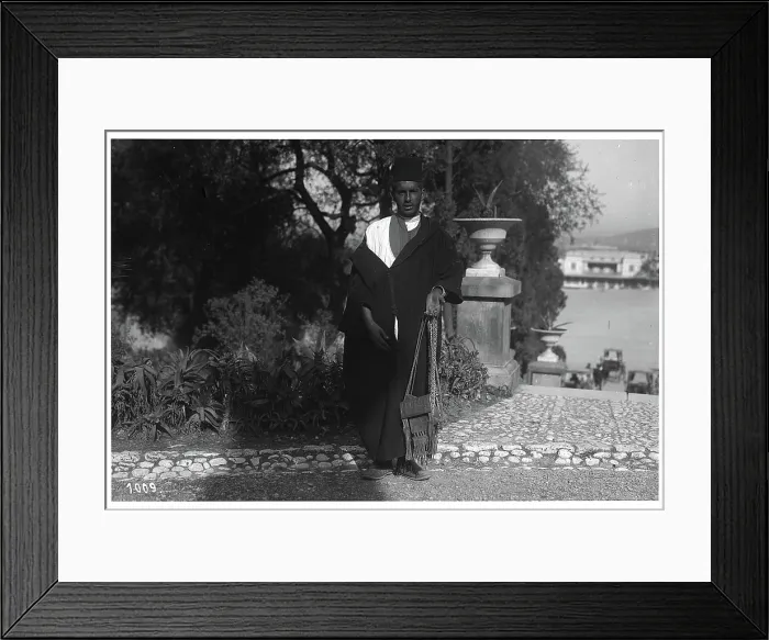 Framed Print : Gibraltar, United Kingdom. Moorish street vendor