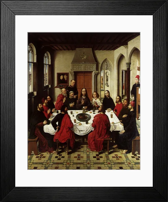 Framed Print : The Last Supper, Bouts, Dieric, 1465