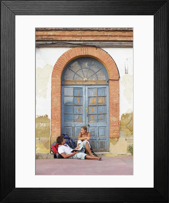 Framed Print : Couple Outdoors Framed Print : Couple Outdoors