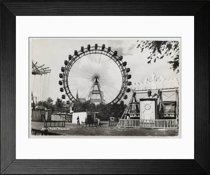 Framed Print : Vienna, Prater, Ferris wheel, PAG Vienna Verlag, Producer Framed Print : Vienna, Prater, Ferris wheel, PAG Vienna Verlag, Producer