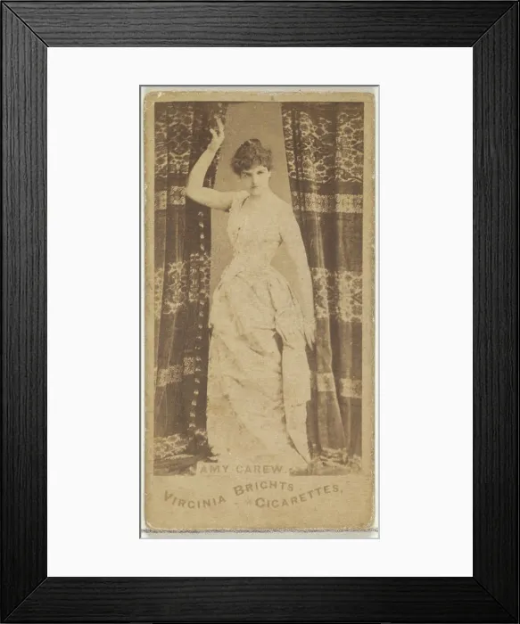 Framed Print : Amy Carew, from the Actors and Actresses series (N45) Framed Print : Amy Carew, from the Actors and Actresses series (N45)