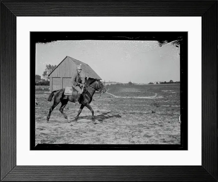 Framed Print : Franciszek Juryewicz, fan of the 2nd Squadron of Uhlans. Janowski, Stanisław (1866 1942) Framed Print : Franciszek Juryewicz, fan of the 2nd Squadron of Uhlans. Janowski, Stanisław (1866 1942)