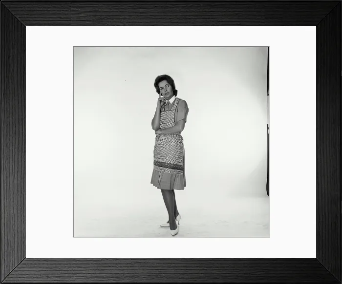 Framed Print : Young woman thinking Framed Print : Young woman thinking
