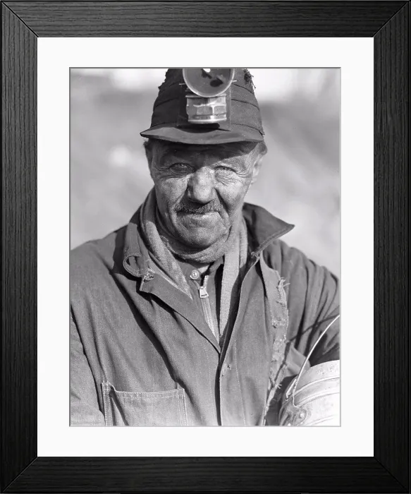Framed Print : Scott's Run, West Virginia. Unemployed miner Framed Print : Scott's Run, West Virginia. Unemployed miner