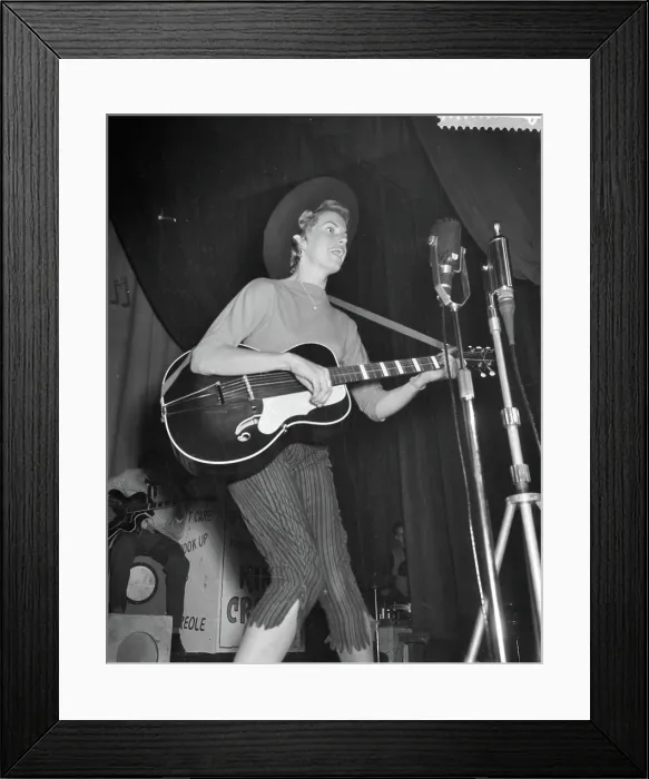 Framed Print : Anefo photo collection. Election of the Elvis Presley of Amsterdam in Cinema Royal