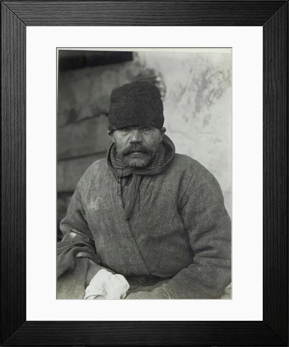 Framed Print : Presentation of civilian persons on the Russian war showplatz