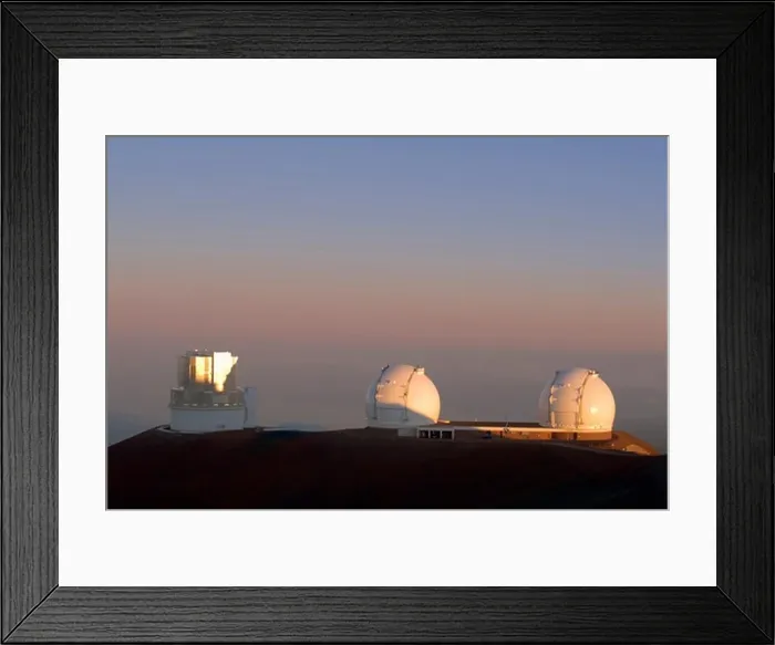 Framed Print : The Subaru Telescope and the Twin Telescopes of the W Framed Print : The Subaru Telescope and the Twin Telescopes of the W
