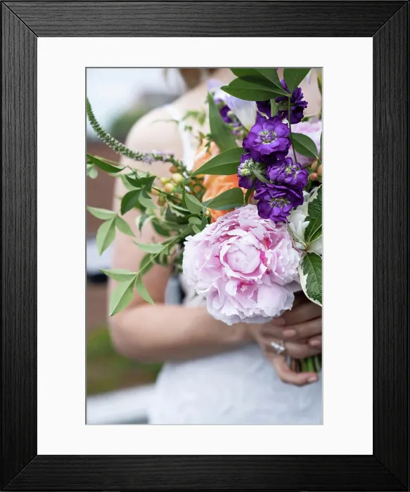 Framed Print : Whimsical hand made bridal bouquet Framed Print : Whimsical hand made bridal bouquet
