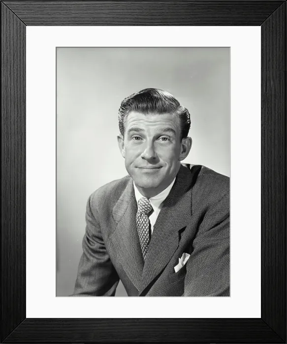 Framed Print : Vintage photograph. Portrait of businessman Framed Print : Vintage photograph. Portrait of businessman