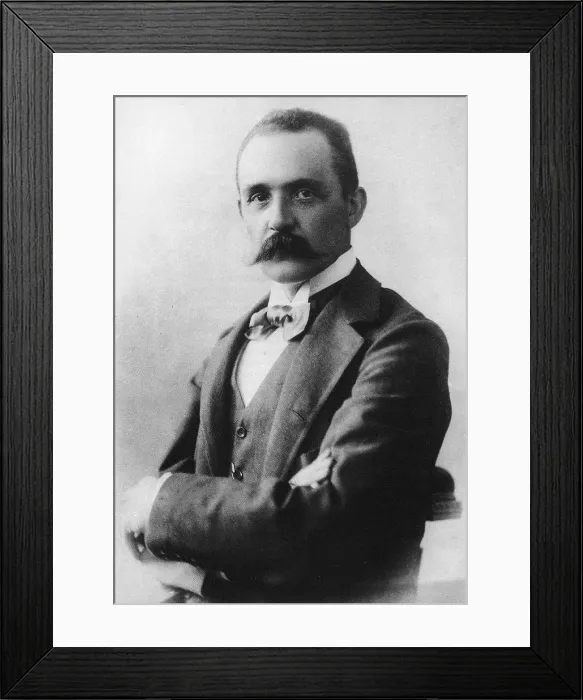 Framed Print : Portrait of Italian architecht Raimondo D'Aronco (1857-1932) Framed Print : Portrait of Italian architecht Raimondo D'Aronco (1857-1932)