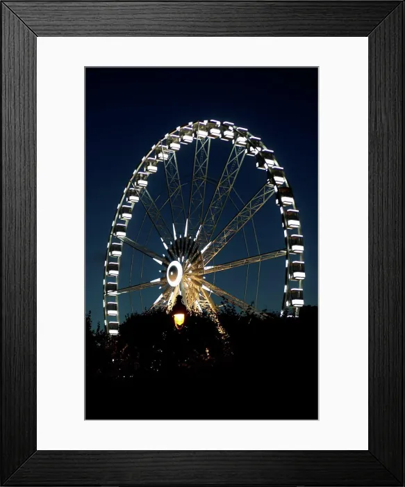 Framed Print : France, Paris, Tuileries Park, Ferris Wheel Framed Print : France, Paris, Tuileries Park, Ferris Wheel