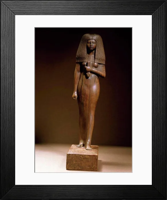 Framed Print : Lady Touy, sculpture, France, Paris, Musee du Louvre Framed Print : Lady Touy, sculpture, France, Paris, Musee du Louvre