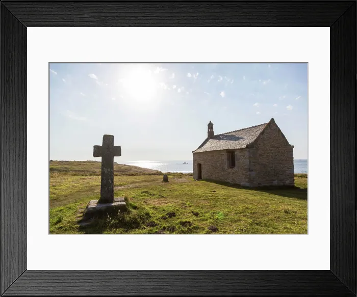 Framed Print : St Samson church, Landunvez (Britany, France)