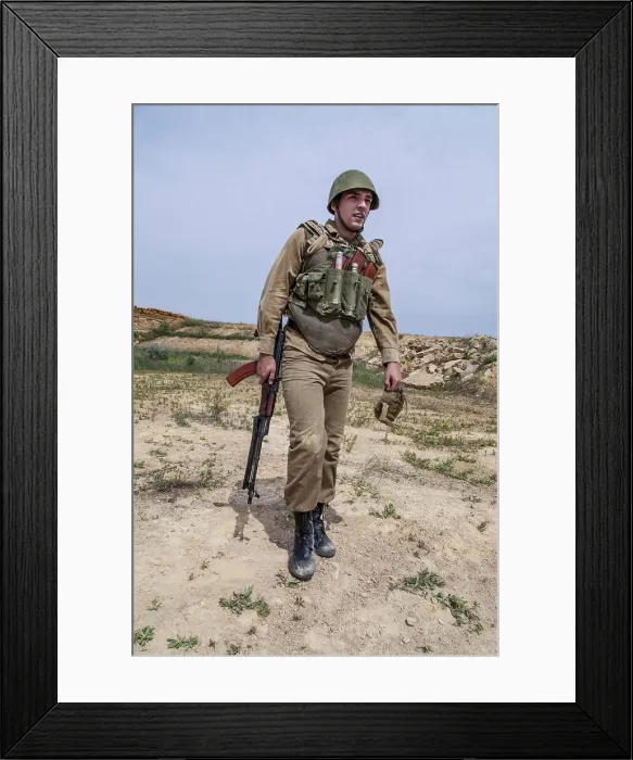 Framed Print : Soviet paratrooper in Afghanistan during the Soviet Afghan War Framed Print : Soviet paratrooper in Afghanistan during the Soviet Afghan War