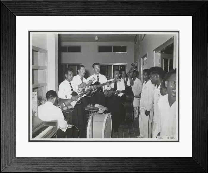 Framed Print : Information office radio broadcaster Dutch Guinea Framed Print : Information office radio broadcaster Dutch Guinea