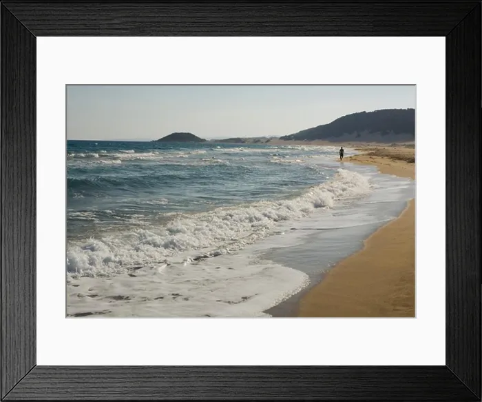 Framed Print : Golden Sands, Golden Beach, Dipkarpaz, Rizokarpaso, Karpasia, Karpass Peninsula, Cyprus