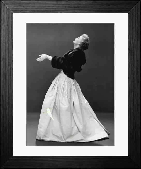 Framed Print : Dior's tiny evening jacket is in that most fabulous of all furs - mink Framed Print : Dior's tiny evening jacket is in that most fabulous of all furs - mink