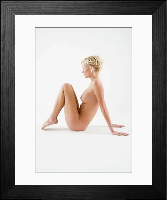 Framed Print : Nude young woman Framed Print : Nude young woman