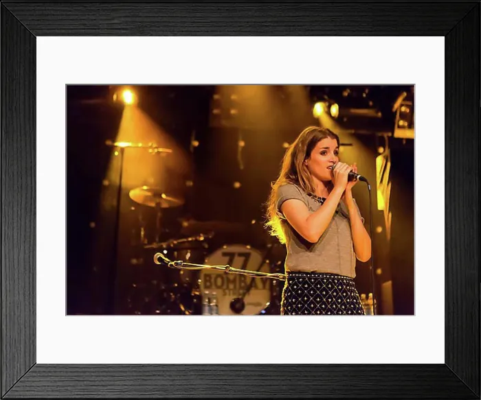Framed Print : The Swiss singer-songwriter Lina Button, performing live at the Schueuer in Lucerne, Switzerland, Europe Framed Print : The Swiss singer-songwriter Lina Button, performing live at the Schueuer in Lucerne, Switzerland, Europe