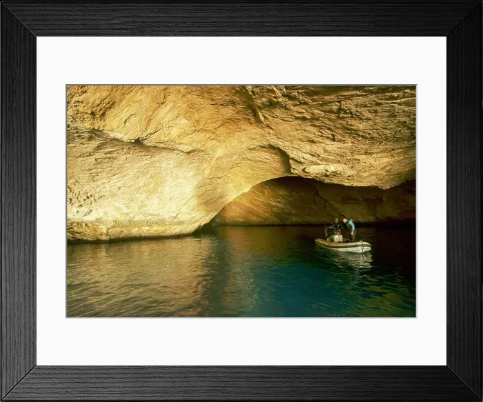 Framed Print : COVA BLAVA COVA BLAVA, SA COVA BLAVA POINT. Cabrera Maritime-terrestrial National Park. Balearic Islands. Spain Framed Print : COVA BLAVA COVA BLAVA, SA COVA BLAVA POINT. Cabrera Maritime-terrestrial National Park. Balearic Islands. Spain