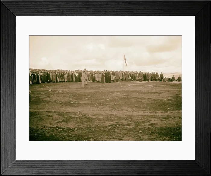 Framed Print : Yatta political drama, Dec. 18, 1938, West Bank, Yatta, Middle East Framed Print : Yatta political drama, Dec. 18, 1938, West Bank, Yatta, Middle East