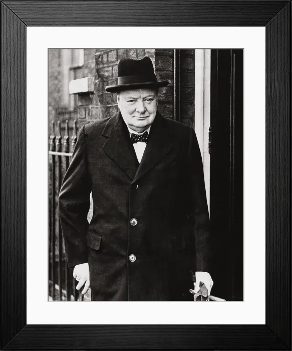 Framed Print : Winston Churchill British Prime Minister (1874-1965)