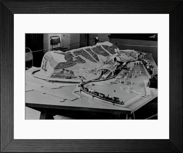 Framed Print : Gibraltar's gifts to Royal Children: The gift for Prince Charles - a fine model of the Rock of Gibraltar Framed Print : Gibraltar's gifts to Royal Children: The gift for Prince Charles - a fine model of the Rock of Gibraltar