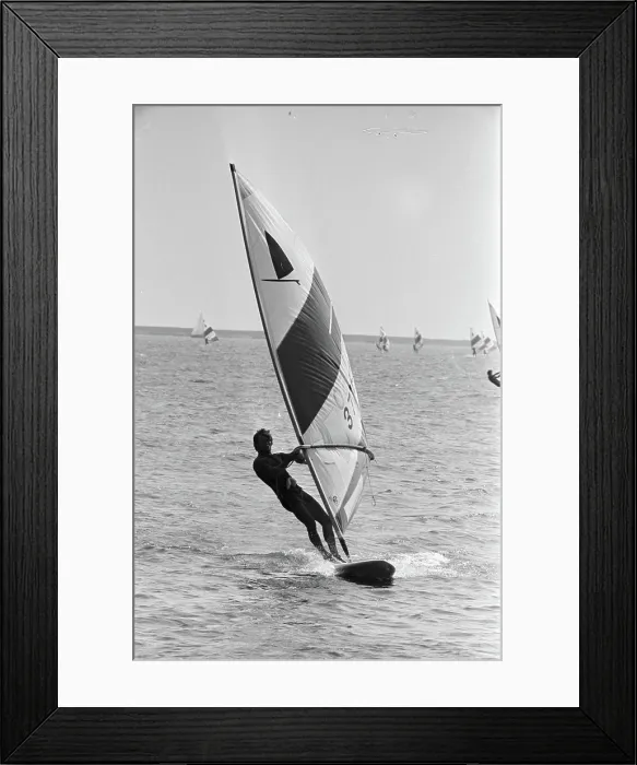 Framed Print : Anefo photo collection. European Windsurfing Championships on the Gouwzee at Volendam Framed Print : Anefo photo collection. European Windsurfing Championships on the Gouwzee at Volendam
