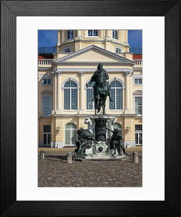 Framed Print : Equestrian statue of Elector Friedrich Wilehelm of Brandenburg, Charlottenburg Palace, Berlin, Germany, Europe Framed Print : Equestrian statue of Elector Friedrich Wilehelm of Brandenburg, Charlottenburg Palace, Berlin, Germany, Europe