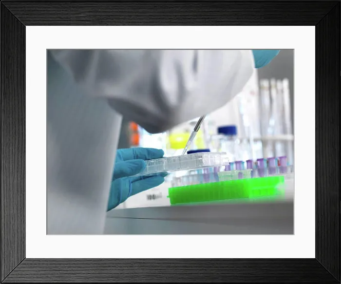 Framed Print : Biological research Framed Print : Biological research