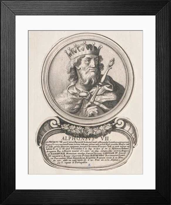 Framed Print : Alfons VII. King of Castile and León Framed Print : Alfons VII. King of Castile and León