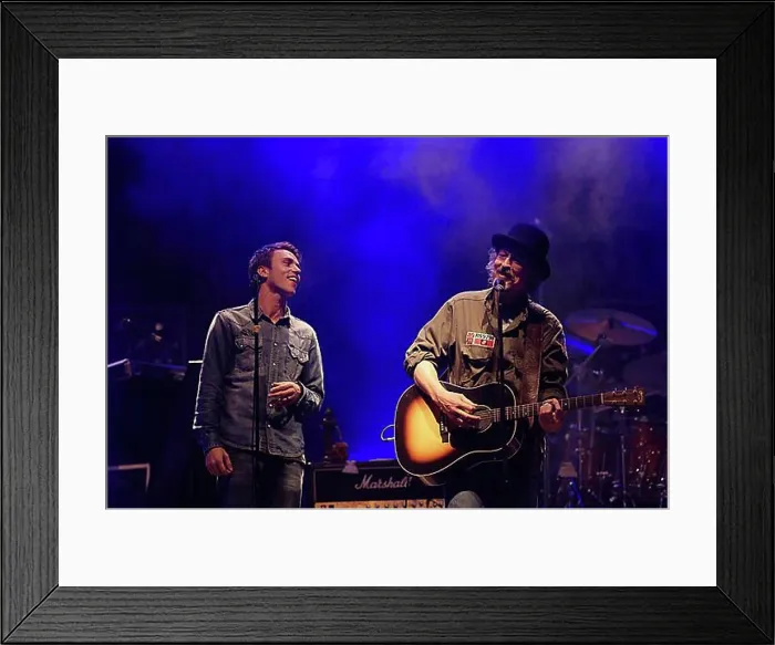 Framed Print : Wolfgang Niedecken, frontman of the rock group BAP