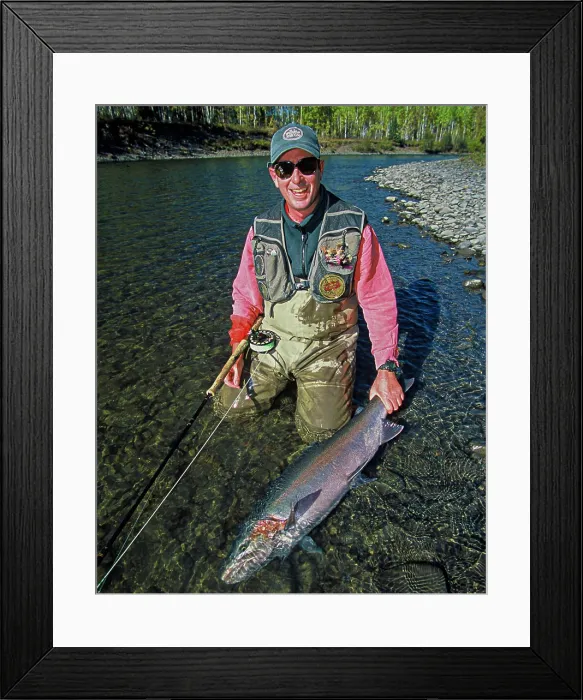 Framed Print : Fly Fishing the Kispiox River in B.C. for Steelhead is heaven Framed Print : Fly Fishing the Kispiox River in B.C. for Steelhead is heaven