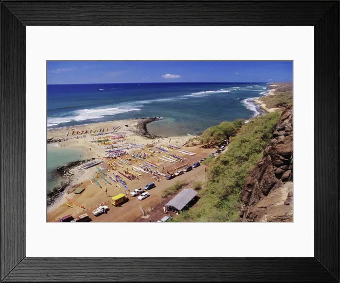 Framed Print : Hawaii, Molokai, Hale O Lono Harbor Framed Print : Hawaii, Molokai, Hale O Lono Harbor