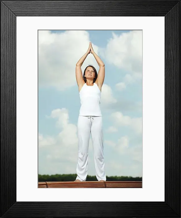 Framed Print : Woman, Yoga Pose, Yoga Exercise Framed Print : Woman, Yoga Pose, Yoga Exercise