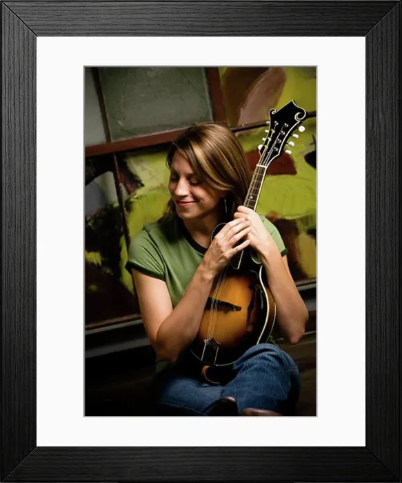 Framed Print : Woman with a mandolin Framed Print : Woman with a mandolin