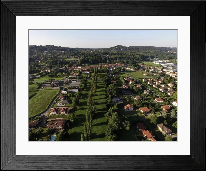 Framed Print : tree-lined street in Bodio Lomnago, pre-Alps, Italy Framed Print : tree-lined street in Bodio Lomnago, pre-Alps, Italy