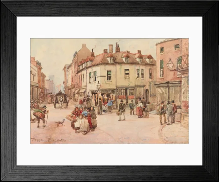 Framed Print : Topographical view of Birmingham Framed Print : Topographical view of Birmingham